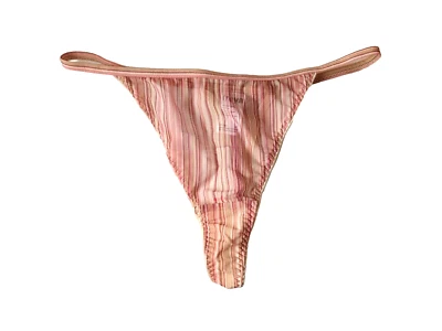 Freya S&S Style 5870 Multicoloured Striped Thong UK M - Image 1 of 4
