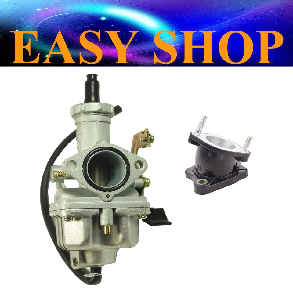 PZ27mm Carby Cable Choke Carb Carburetor Bent Manifold Honda XL 100 125 150 175 - image 1 of 4