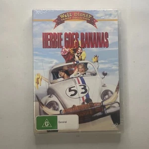 Herbie Goes Bananas DVD 1980 PAL Region 4 New & Sealed Movie G-Rated by Disney - Picture 1 of 2
