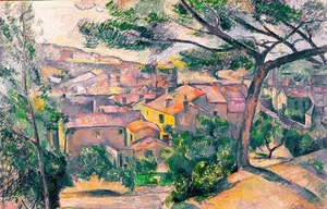 Morning view of LEstaque A1+ by Paul Cezanne High Quality Canvas Print - Bild 1 von 1