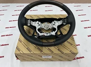 Land Cruiser 150 Prado Late Genuine Wood Combination Steering Wheel Dark Brown - Picture 1 of 12