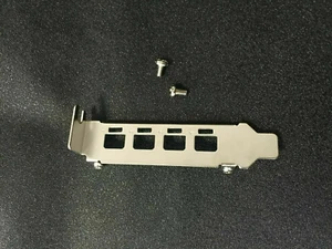 Low Profile Bracket for NVIDIA Quadro K1200 NVS510 P600 P620 P1000 T600 T1000 - Picture 1 of 2