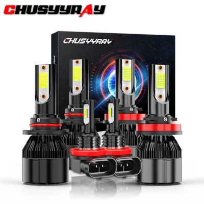 Kit de faros antiniebla LED de haz alto/bajo para Lincoln MKX 2007 2008 2009 2010 Foto 1 de 4