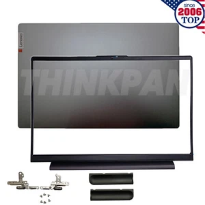 New Lenovo ideapad 5 15IIL05 15ARE05 15ITL05 LCD Back Cover Bezel Hinges Gray US - Picture 1 of 15