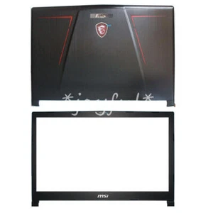 For Laptop LCD Back Cover & LCD Front Bezel MSI GE73 GE73VR 7RF-006CN MS-17C1 - Afbeelding 1 van 1
