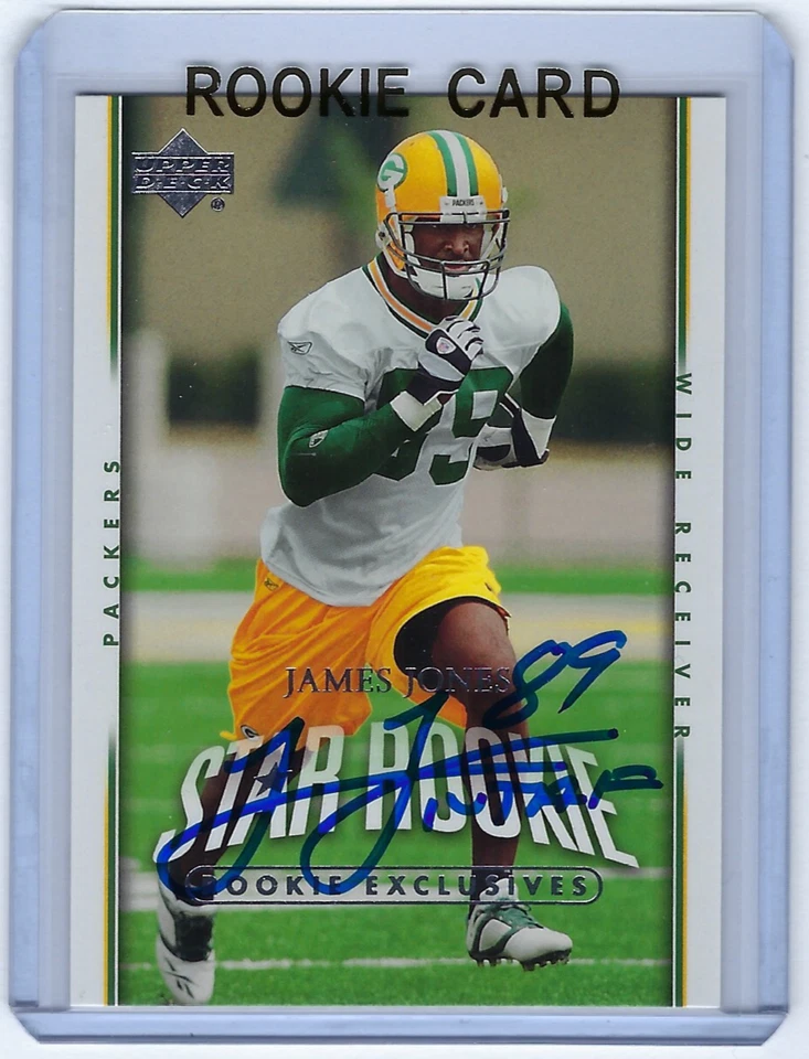 2007 PACKERS James Jones signed ROOKIE card Upper Deck #230 AUTO RC Autographed - Image 1 of 1