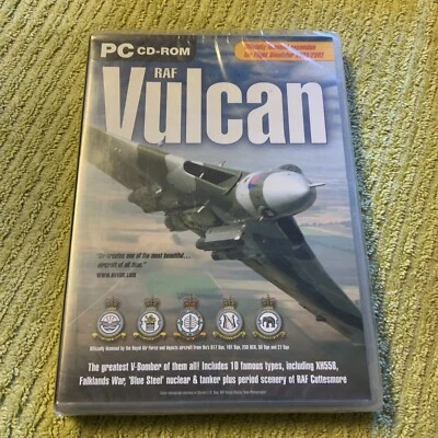 RAF VULCAN Pc Add-On Microsoft Flight Simulator Sim 2002 & 2004 FS2002 NEW - Image 1 of 2