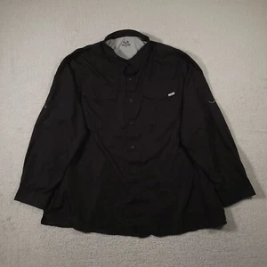Realtree Shirt Adult 3XL Black Fishing Vented Button Up Guide Mens Outdoor - Picture 1 of 10