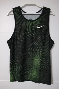 Nike women's black/green gym top size L - Picture 1 of 2