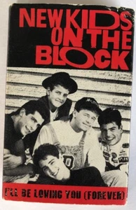 New Kids On The Block - I’ll Be Loving You Forever Cassette Tape Single 38T68671 - Picture 1 of 4