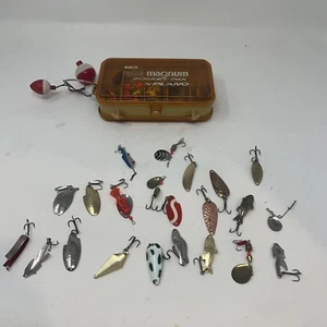 Plano Tackle Box Mini Pocket Pack 3213 With Assorted Lures Ice Fishing Lot - Picture 1 of 10