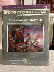 1983-Star Frontiers SUNDOWN ON STARMIST (SEALED ), TSR 7803, SF3 - Picture 1 of 4