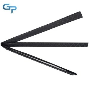 Black Skidproof Heat Shrink Wrap Tubing 39'' For Rod Grips Diameter 45mm Durable - Picture 1 of 10