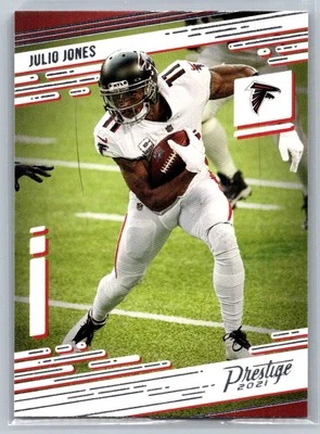 Julio Jones 32 2021 Panini Prestige Atlanta Falcons Card - Image 1 of 2