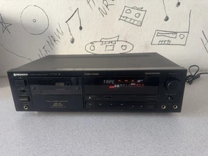 PIONEER CT-339 STEREO CASSETTE DECK. Perfetto! Dolby HX Pro! - Foto 1 di 8