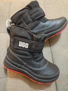 UGG Toddler Boots Size 9/26 Taney Weather Snow Black 200 Gram NEW - Picture 1 of 8