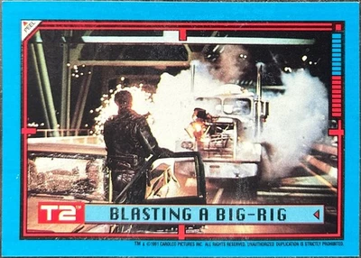 Terminator 2 Trading Sticker Card - #27 Blasting A Big-Rig - Bild 1 von 2