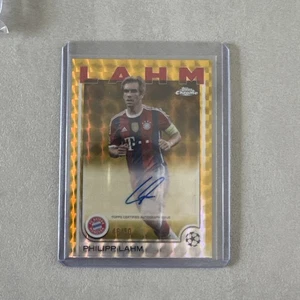 2024-25 Topps Chrome Philipp Lahm Auto /50 Gold Bayern Munich - Picture 1 of 12