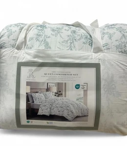 Rachel Ashwell Queen wendbare Baumwollgaze mit zarter Spitzenborte 90”x90” - Bild 1 von 3