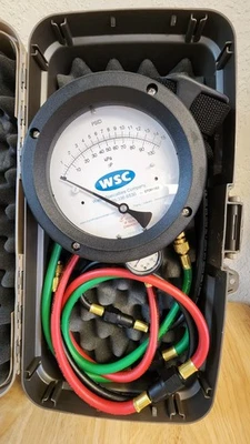 Mid-west Instrument Backflow Test Kit Model 845-3  With Case And Hoses - Image 1 of 4