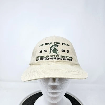 Vintage Michigan State Spartans Basketball Y2K Embroided Adjustable Hat Big Ten - Image 1 of 4