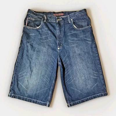 Phat Farm NY Jorts Mens Size 36 Baggy NYC Y2K Wide Leg Streetwear - Image 1 of 4