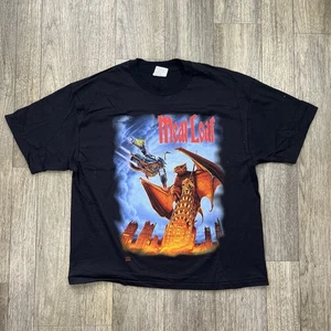 Camiseta Vintage 1994 Meat Loaf Band Talla XL Negra Everything Louder World Tour - Imagen 1 de 6