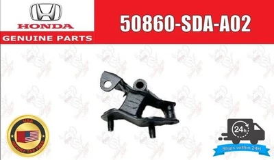 Honda OEM RUBBER, RR. TRANSMISSION LOWER MOUNTING (AT) 50860-SDA-A02 Genuine - Image 1 of 4