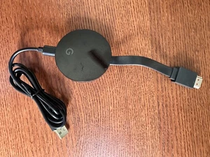 Google Chromecast (2nd Gen) HDMI Wi-Fi Media Streamer - Black (NC2-6A5) - Picture 1 of 2
