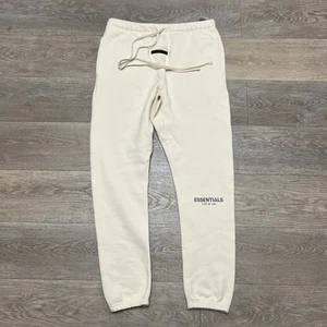 Fear of God FOG Essentials Pacsun Jogginghose Creme Herren Größe Large NEU - Bild 1 von 16