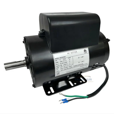 5 HP Air Compressor Electric Motor 230V 1 Phase 56HZ Frame 7/8" Shaft 3450 RPM - Image 1 of 4