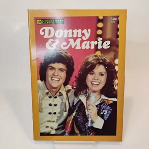 VTG Donny & Marie Golden All*Star Book #6415 NOS New Old Stock 1977 - Picture 1 of 9