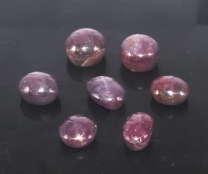 Natural Sapphire Star Cabochon, Loose Sapphire Star Gemstone, Lot 46.95 Cts - Picture 1 of 4