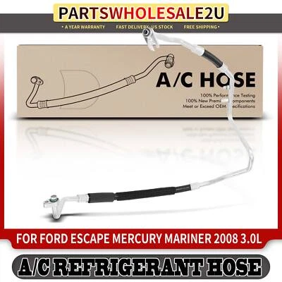 A/C Suction Hose Line for Ford Escape Mercury Mariner 2008 V6 3.0L Low Pressure - Image 1 of 4