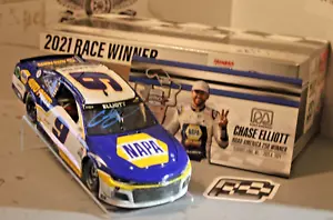 2021 Chase Elliott NAPA Road America Win 1/24 Action NASCAR Diecast Autographed - Picture 1 of 2