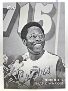 Hank Aaron 2018 Topps Auf Demand Schwarz & Weiß Historische Moment Karriere Hr # - Bild 1 von 2