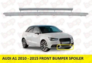 AUDI A1 FRONT BUMPER LOWER SPOLIER SPLITTER PRIMED 8X0807061GRU - Picture 1 of 9