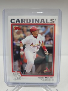 YADIER MOLINA 2004 Topps ROOKIE RC Base Card #324 Cardinals HOF 🔥 HOT