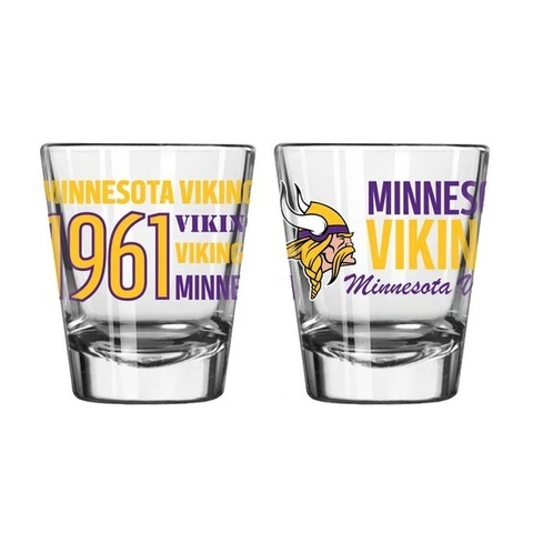 Minnesota Vikings Boelter NFL Spirit 2oz Shot Glass(1) FREE SHIP!! Cover