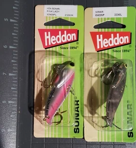 Lot Of 2 Heddon Sonar Lures Pink And Silver. New 2 - Picture 1 of 2
