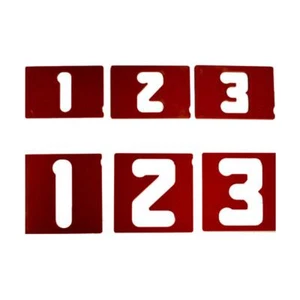 Milescraft 1-1/2″ and 2-1/2″ Vertical Number Template Set - Picture 1 of 3