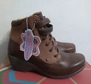 Rocky 4EurSole Concerto RKH137 Boots Tan Women's US Size 5-5.5 M Multi-Brown - Picture 1 of 9