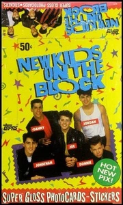 1989 Topps New Kids on the Block - Empty Display Box - EXCELLENT Condition - Picture 1 of 1