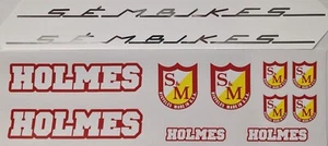 S&M Bikes Bel Air Holmes BMX Decals - Picture 1 of 1