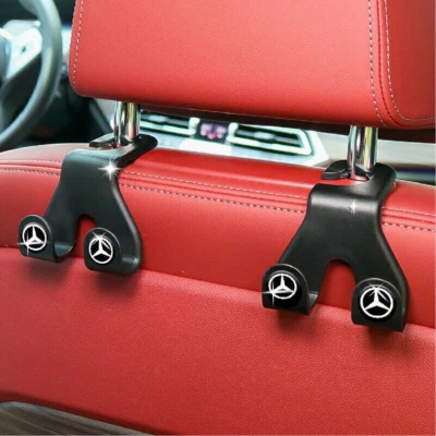2pcs Bag Holder Car Seat Back Hook Hanger Interior Accessories for Mercedes Benz - Image 1 of 4