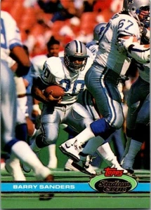 1991 Topps Stadium Club - #361 Barry Sanders - Picture 1 of 2