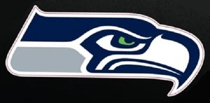 Window Bumper Sticker NFL Football Seattle Seahawks NEW - Picture 1 of 1
