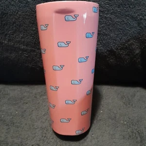 Vineyard Vines & Corkcicle Pink Whale 24oz Tumbler--No Lid - Picture 1 of 5