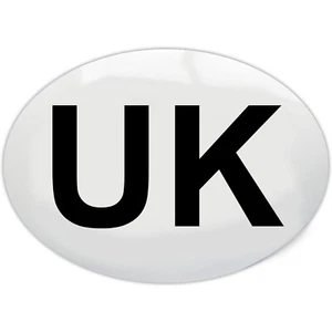 UK Sticker Vehicle Sticker Plate Europe Travel Car Caravan Motorhome Road Trip - Picture 1 of 3