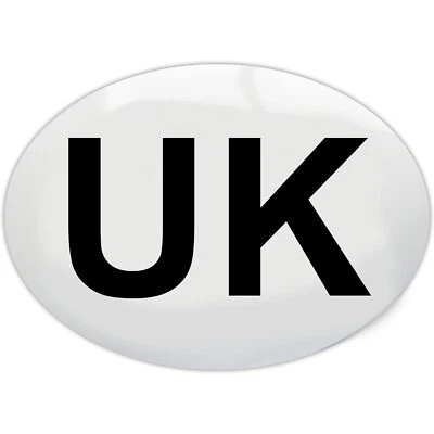 UK Sticker Vehicle Sticker Plate Europe Travel Car Caravan Motorhome Road Trip - Image 1 of 3